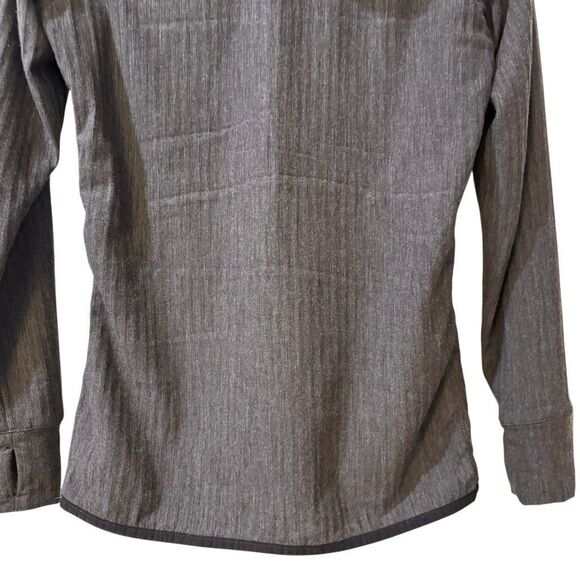 Icebreaker Women Descender Hybrid Half Zip Hooded Jacket M Black / Jet Heather - Picture 5 of 13